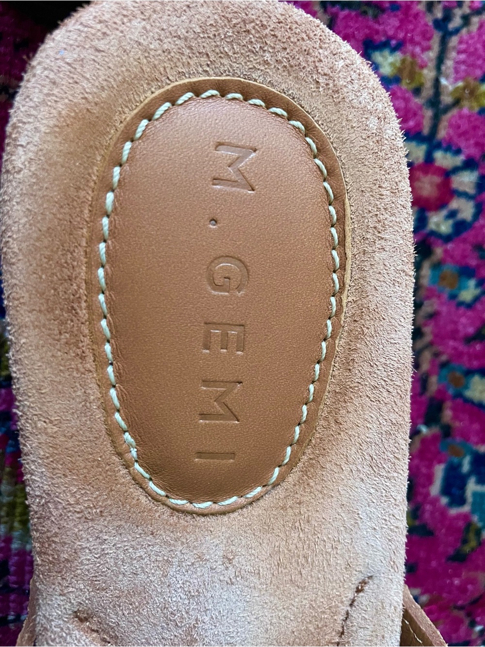 M. Gemi Tan Leather Sandals size 6 - Picture 3 of 6